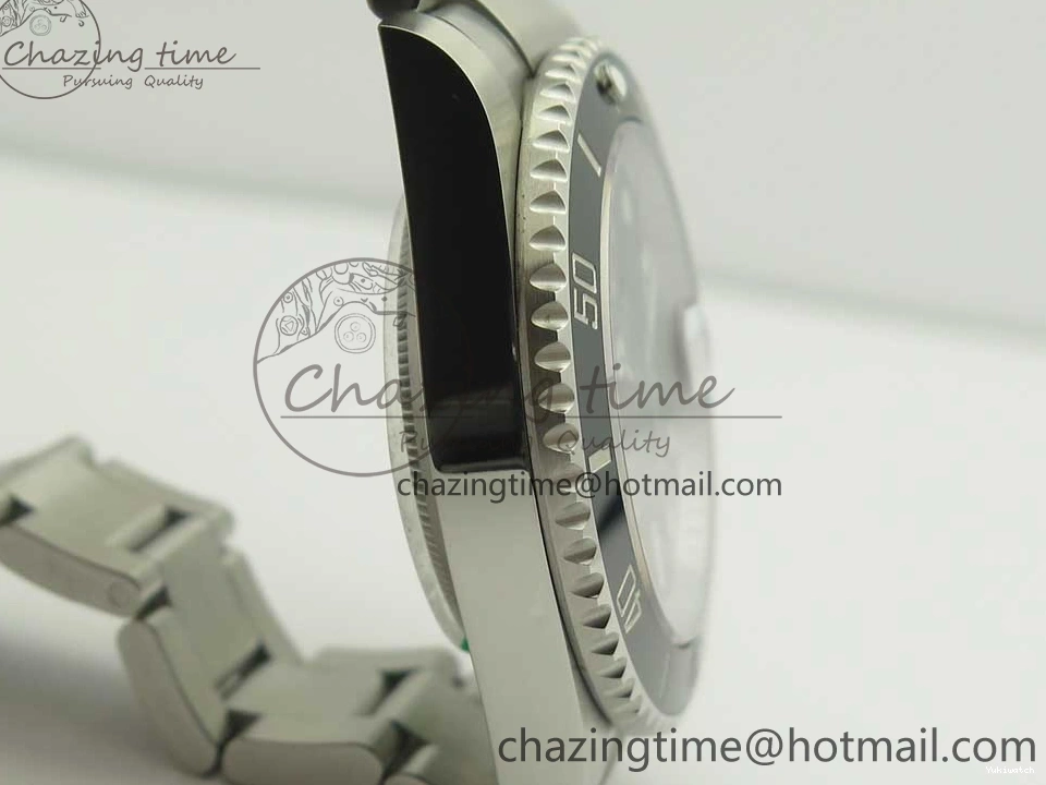 on SS Edition Bracelet 1:1 Best VR3135 Black 904L Ceramic VRF Submariner 116610 LN 0116